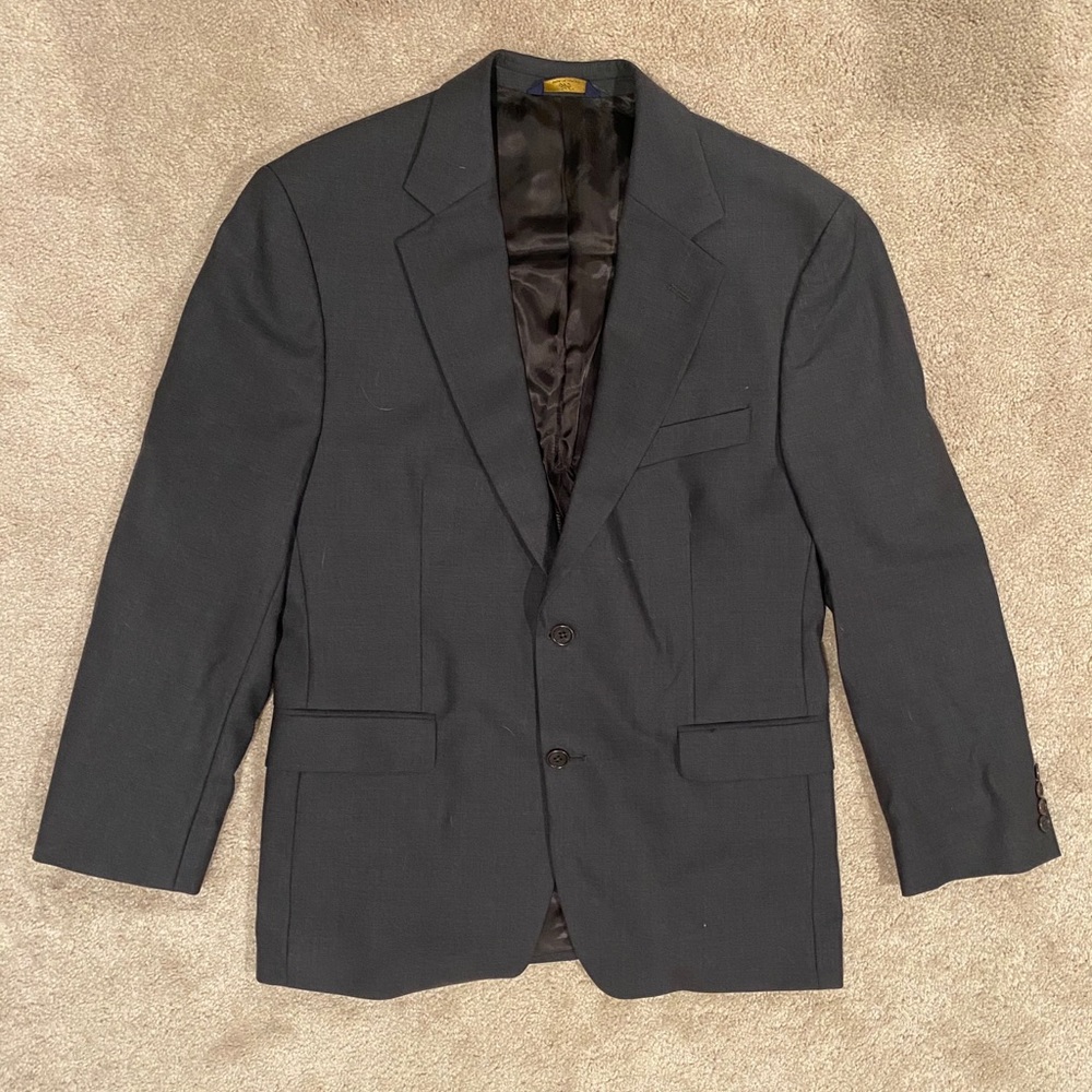 Men’s Brooks Brothers Dk Gray Wool Blazer - Sz 40S